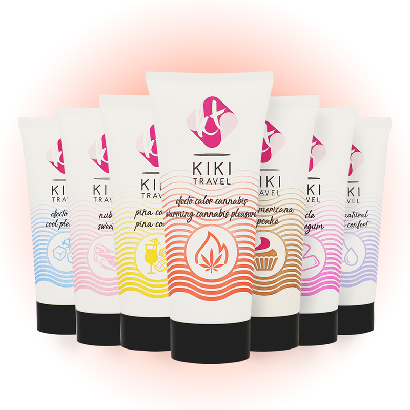 Kikí Travel - Lubrifiant Saveur Cannabis avec Effet Chauffant - 50 ml