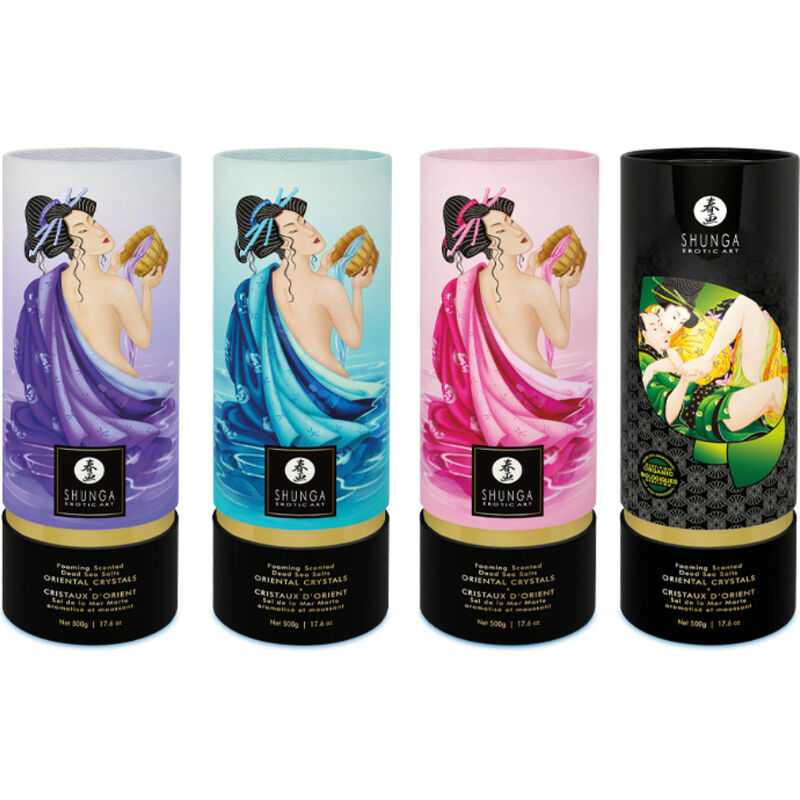 Shunga - Sel de Bain Moussant Cristaux d’Orient Aphrodisiaque