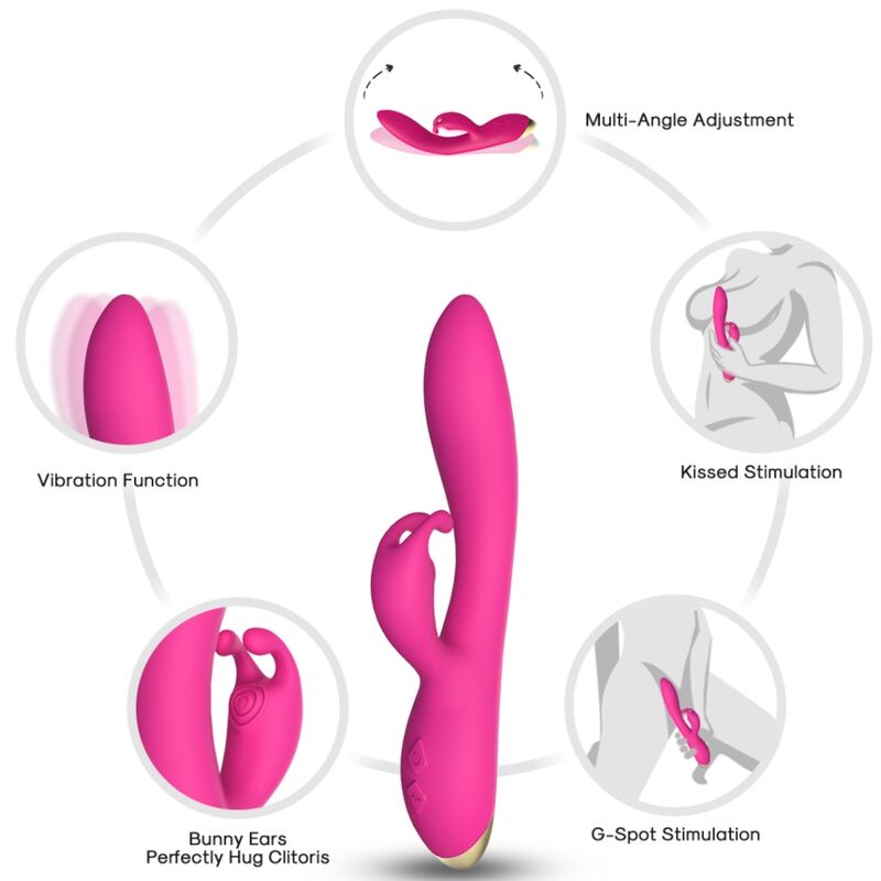 Vibromasseur Lapin Bonnie Fuchsia - Armony