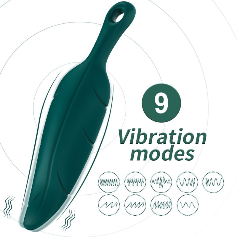 Stimulateur Armony Vibrateur Feuille Vert - Armony