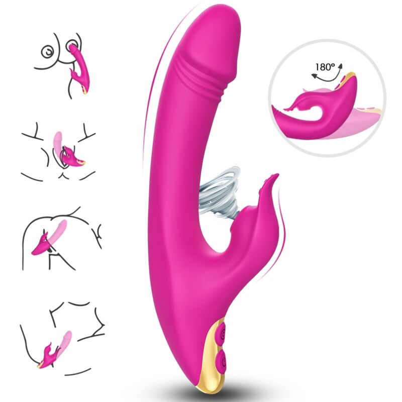 Stimulateur Ventouse Love Clitoris et Point G Fuchsia - Armony