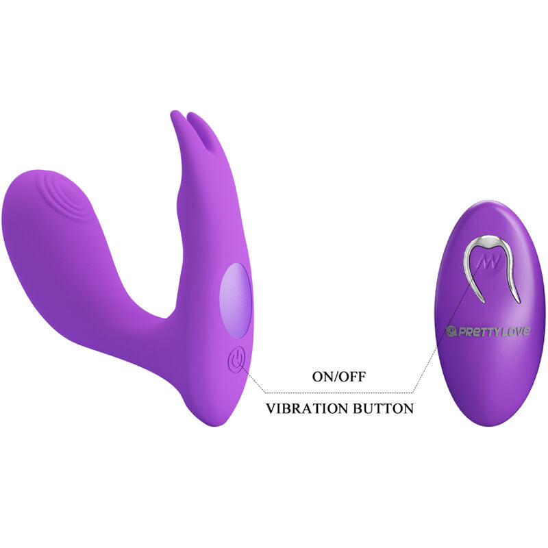 Masseur Double Stimulation Idabelle Violet - Pretty Love - PRETTY LOVE BOTTOM