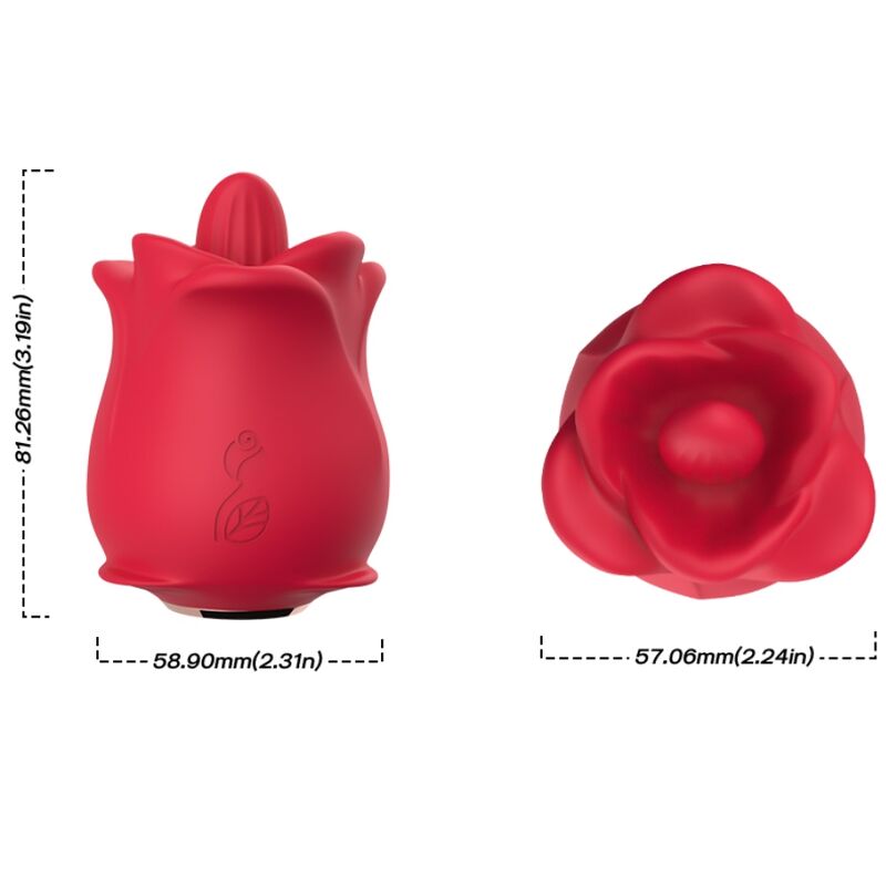 Stimulateur Clitoridien Armony Rose Rouge - Armony