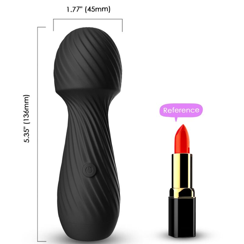 Vibrateur Dazzle Massager Petit Noir - Armony