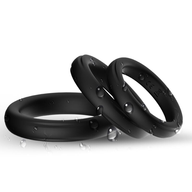 Triple Anneau Pénien Armony Silicone Lumineux - Armony