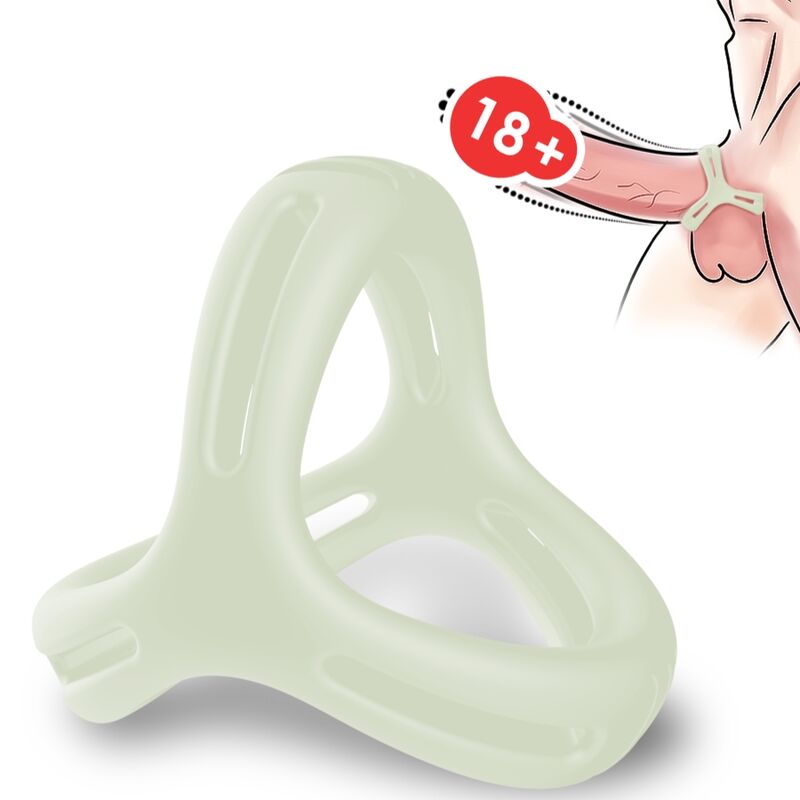 Anneau Pénien X-Ring Multiposition Lumineux - ARMONY