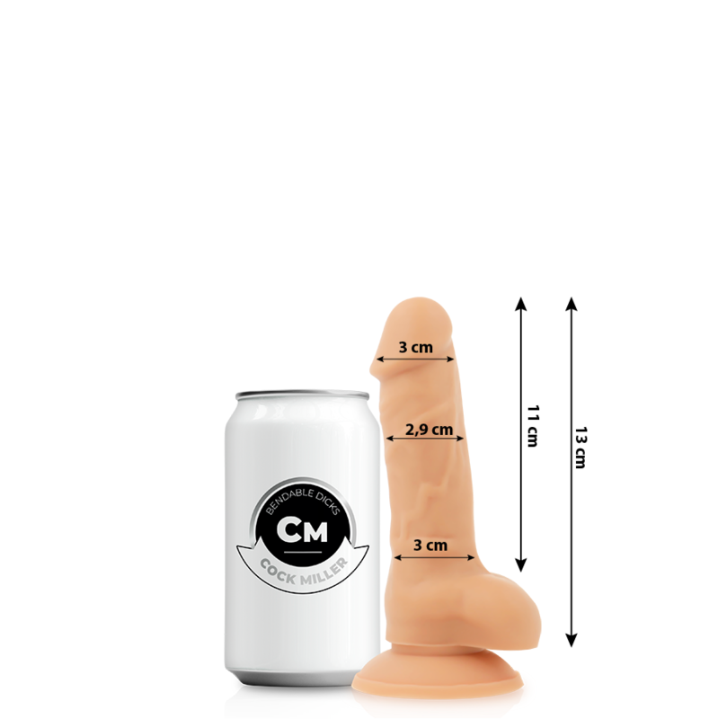 Gode Réaliste Cock Miller Cocksil Articulable 13cm - Cockmiller