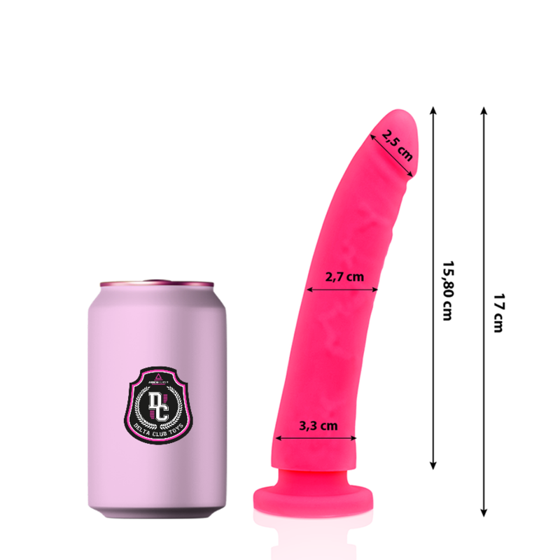 Gode Médical Silicone Rose 17 cm - Delta Club