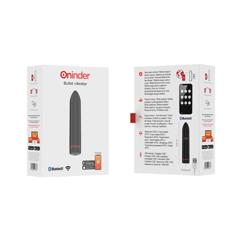 Balle Vibrante Berlin Connectée Noire 9 Modes - Oninder - ONINDER