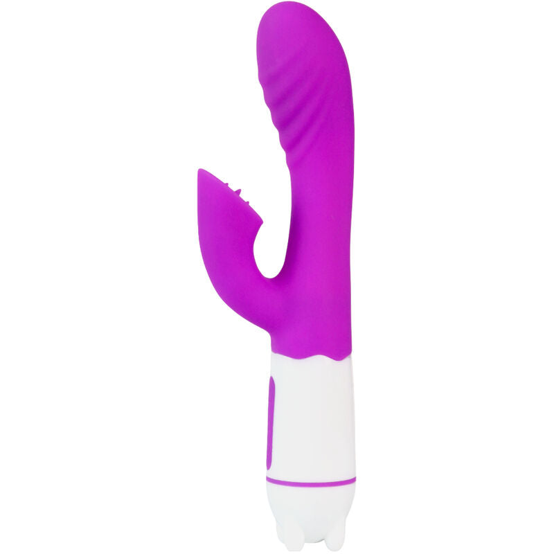 Vibromasseur Happy avec Langue Rechargeable Violet - Armony - Armony