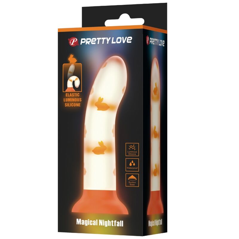 Gode Magique Nightfall Orange Lumineux - Pretty Love - PRETTY LOVE FLIRTATION