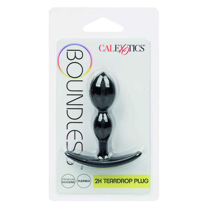 Plug Anal Boundless 2X Silicone Noir - CalExotics