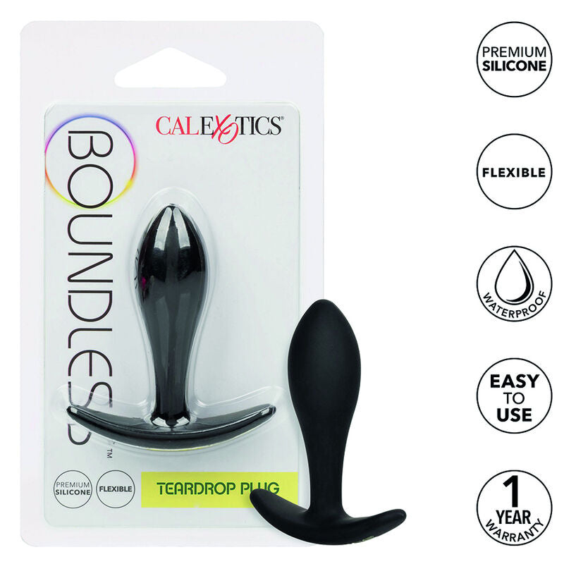 Plug Anal Boundless Slim Plug Noir - CalExotics