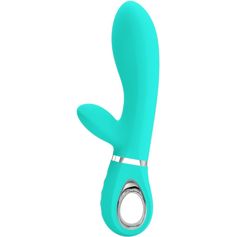 Vibrateur Rabbit Thomas Vert Aqua - Pretty Love - PRETTY LOVE FLIRTATION