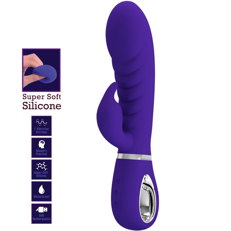 Pretty Love – Vibromasseur Multifonction Point G Prescott Violet
