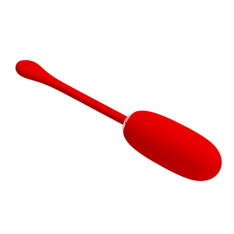 Pretty Love – Oeuf vibrant Étanche et Rechargeable en silicone – Rouge