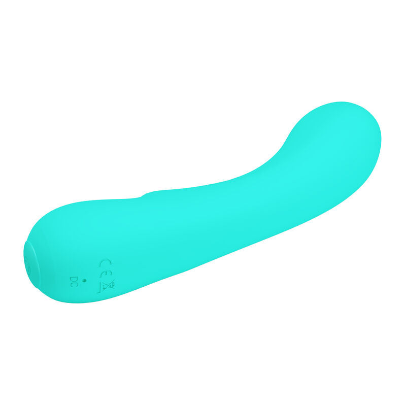 Vibrateur Rechargeable Prescott Vert Aqua - Pretty Love