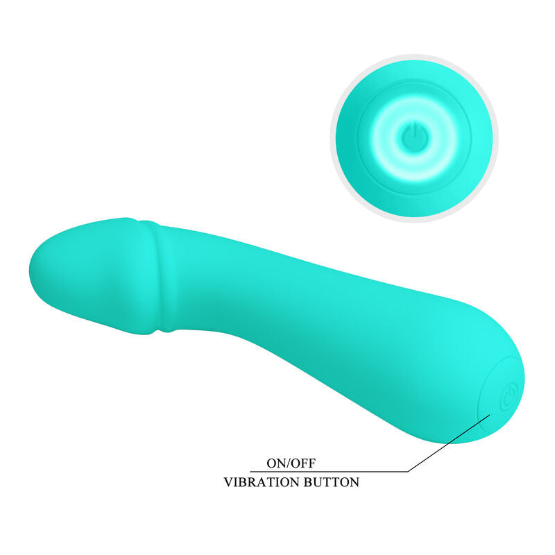 Vibrateur Point G Cetus Vert Aqua - Pretty Love - PRETTY LOVE SMART