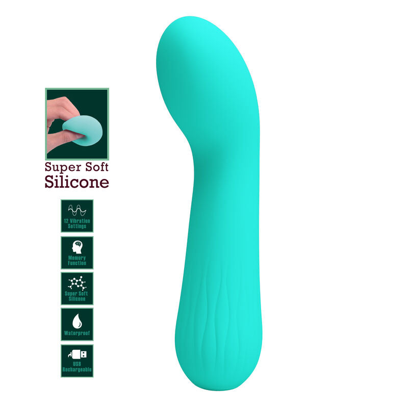 Vibrateur Point G Faun Vert Aqua - Pretty Love - PRETTY LOVE SMART
