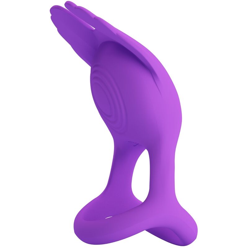 Anneau Pénien Vibrant Silas Violet - Pretty Love - PRETTY LOVE MALE