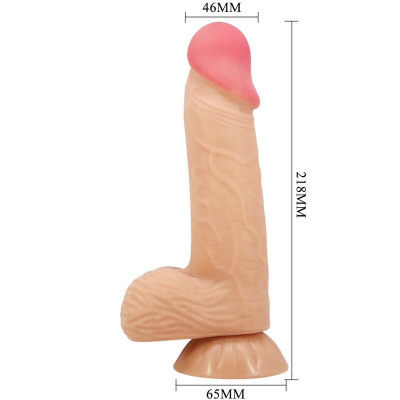 Gode Réaliste Michet XL avec Ventouse 21,8 cm - Pretty Love