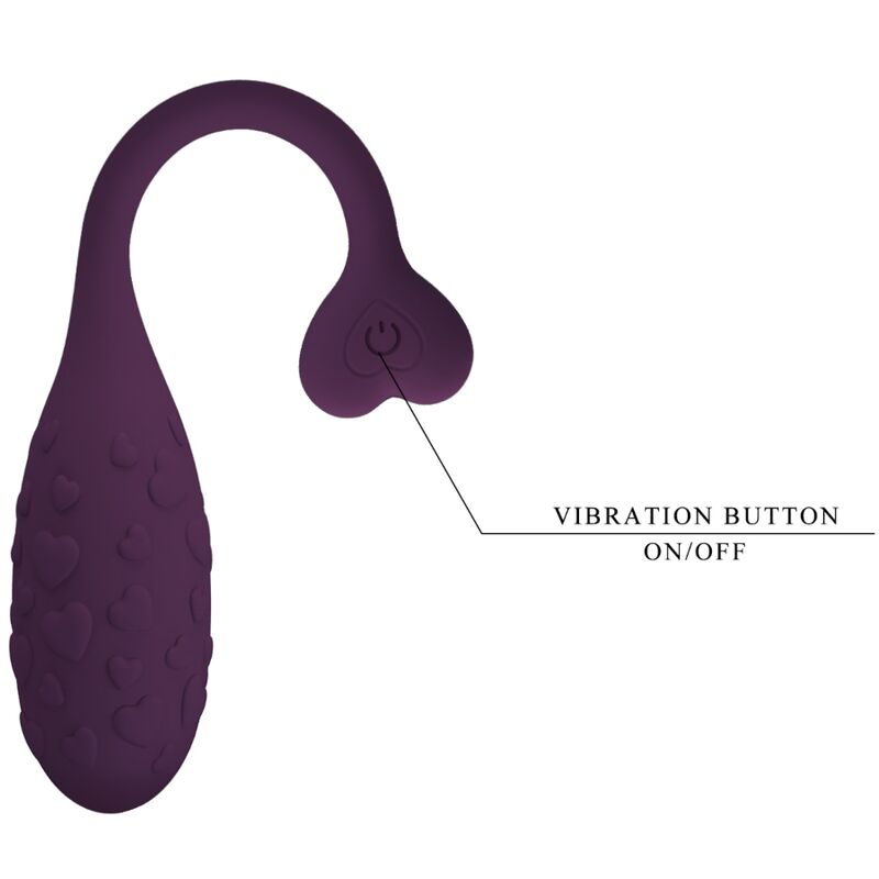 Oeuf Vibrant Fisherman Connecté Lila - Pretty Love