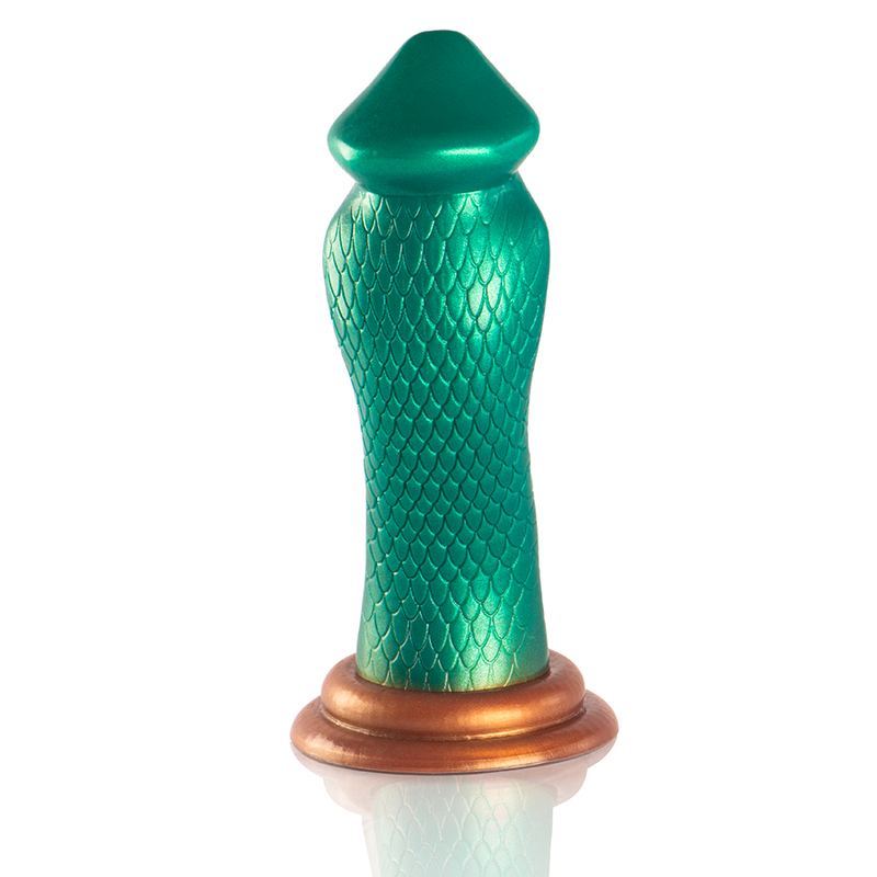 Gode Python Cobra Vert, Design Écailleux Fantasy - Epic