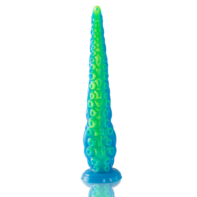 Gode ventouse tentacule grande taille Scylla - Phosphorescent - Epic