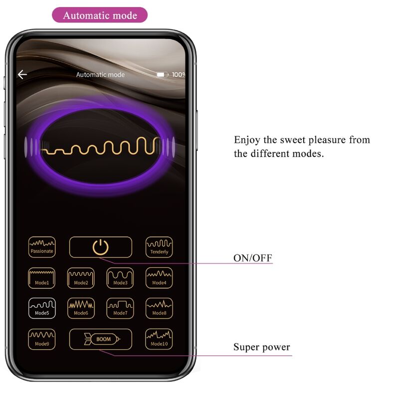 Vibromasseur Point G Ethan Rechargeable Violet - Pretty Love