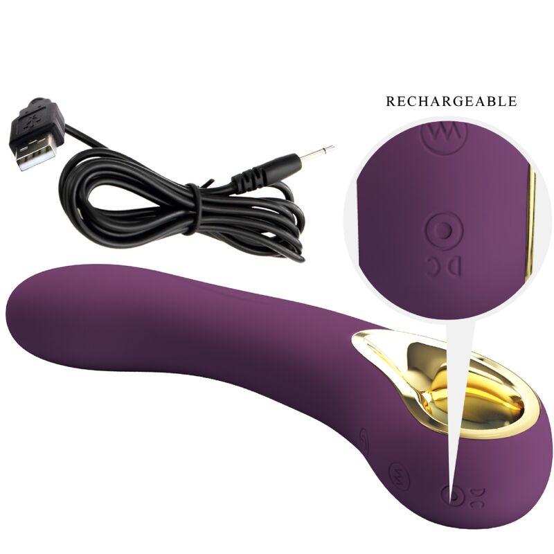 Vibromasseur Point G Ethan Rechargeable Violet - Pretty Love - PRETTY LOVE SMART