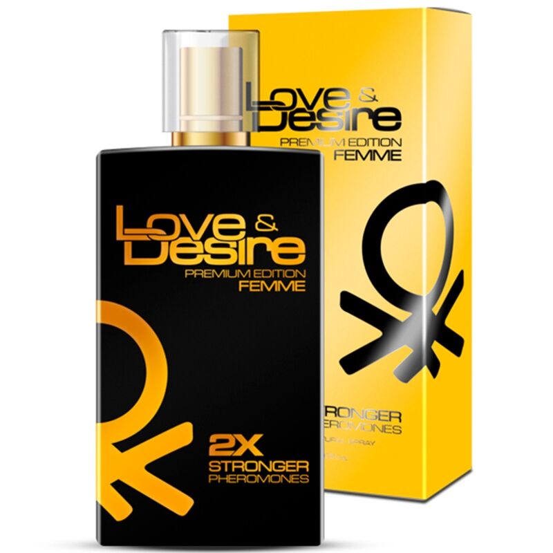 Parfum Phéromones Love&Desire Gold Pour Elle 100ml - Euro1Sex - EURO1SEX