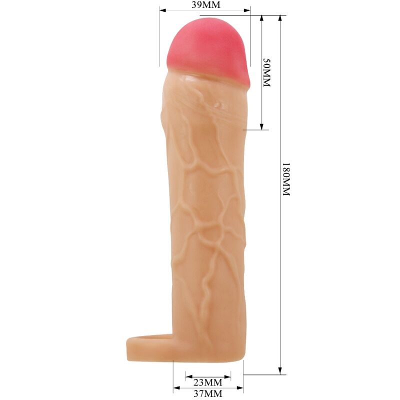 Pretty Love - Gaine pour Augmenter Taille pénis (+5cm) - Beige