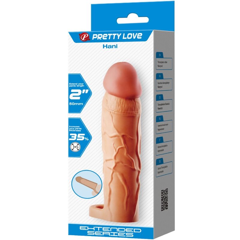 Pretty Love - Gaine pour Augmenter Taille pénis (+5cm) - Beige