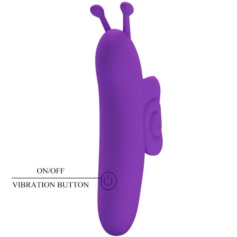 Pretty Love – Doigt Vibrant Rechargeable 10 Modes de Vibration – Violet
