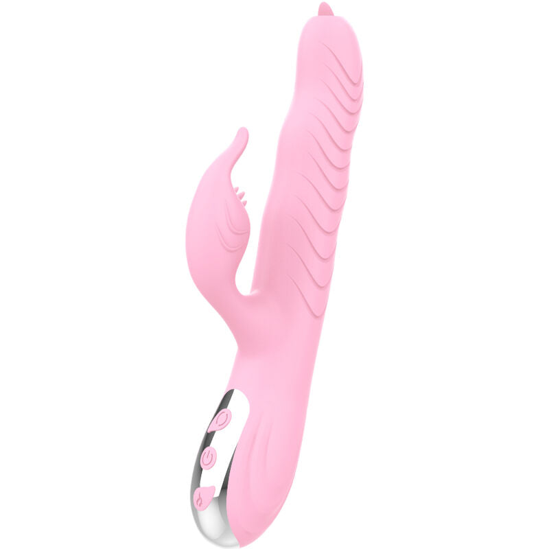 Vibrateur Chauffant Marcia Double Stimulation Rose - Armony - Armony