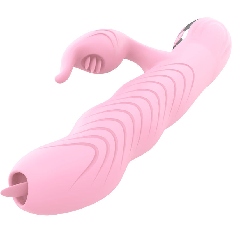 Vibrateur Chauffant Marcia Double Stimulation Rose - Armony - Armony