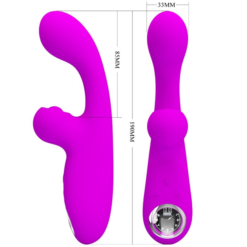 Pretty Love – Vibromasseur double stimulation Skylar – Violet