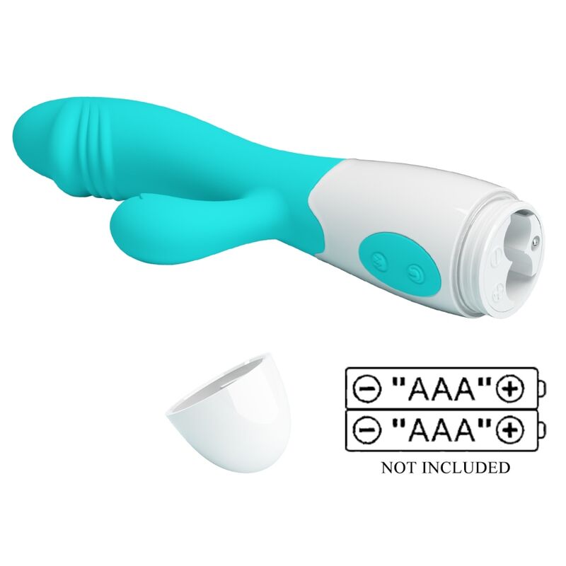 Vibrateur Rabbit Snappy G-Spot Vert Aqua - Pretty Love - PRETTY LOVE FLIRTATION