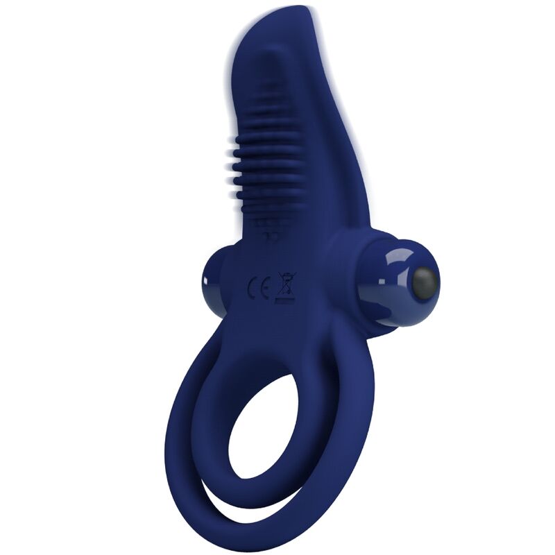 Anneau Pénien Vibrant Bronson Double Bleu - Pretty Love