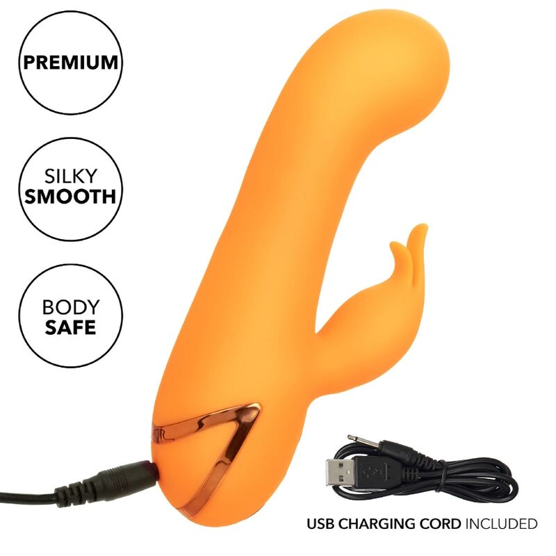 Vibromasseur Lapin Montecito Muse Orange - CalExotics