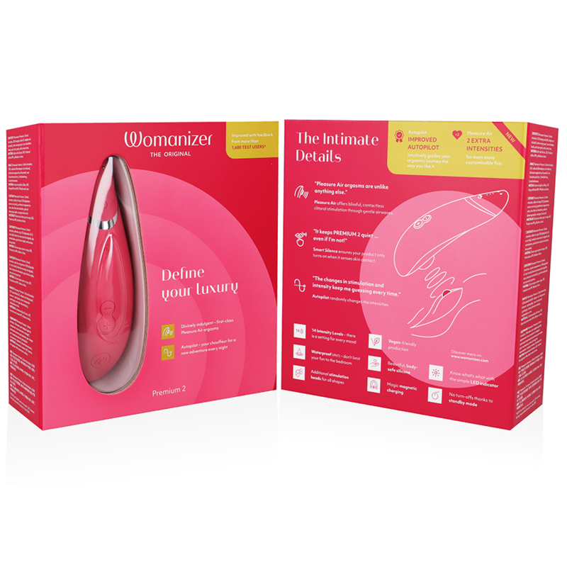 Womanizer - Premium 2 Stimulateur clitoridien | Rose