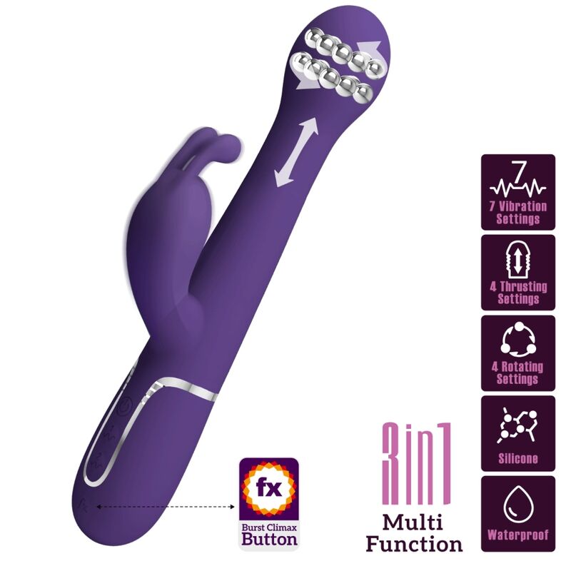 Vibromasseur Rabbit Pretty Love Dejon Violet - Pretty Love