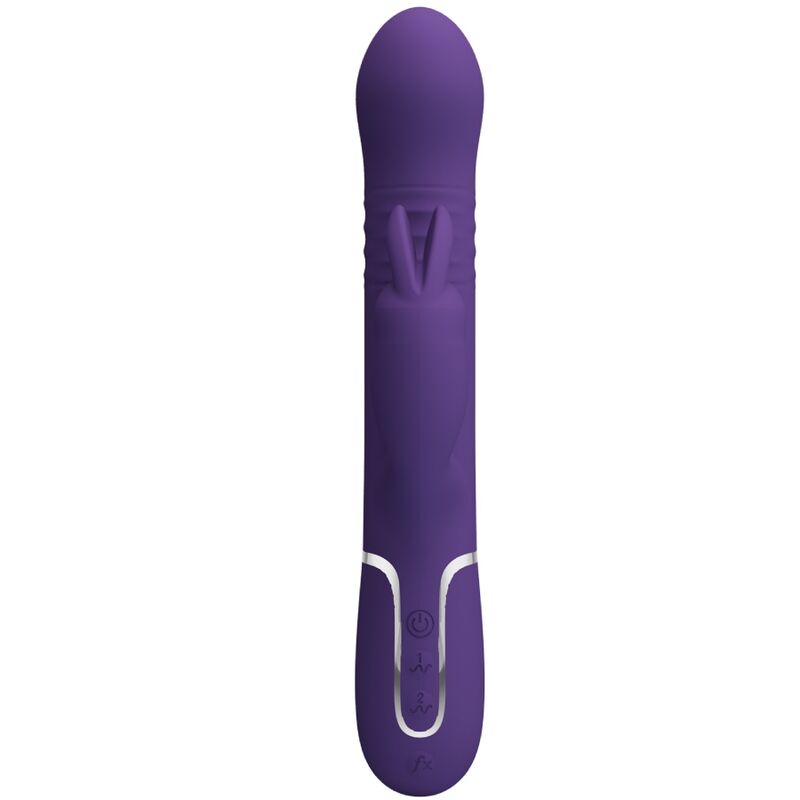 Vibromasseur Rabbit Coale 4 en 1 Violet - Pretty Love
