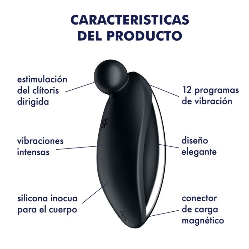 Vibromasseur Clitoridien Spot On 2 Noir - Satisfyer