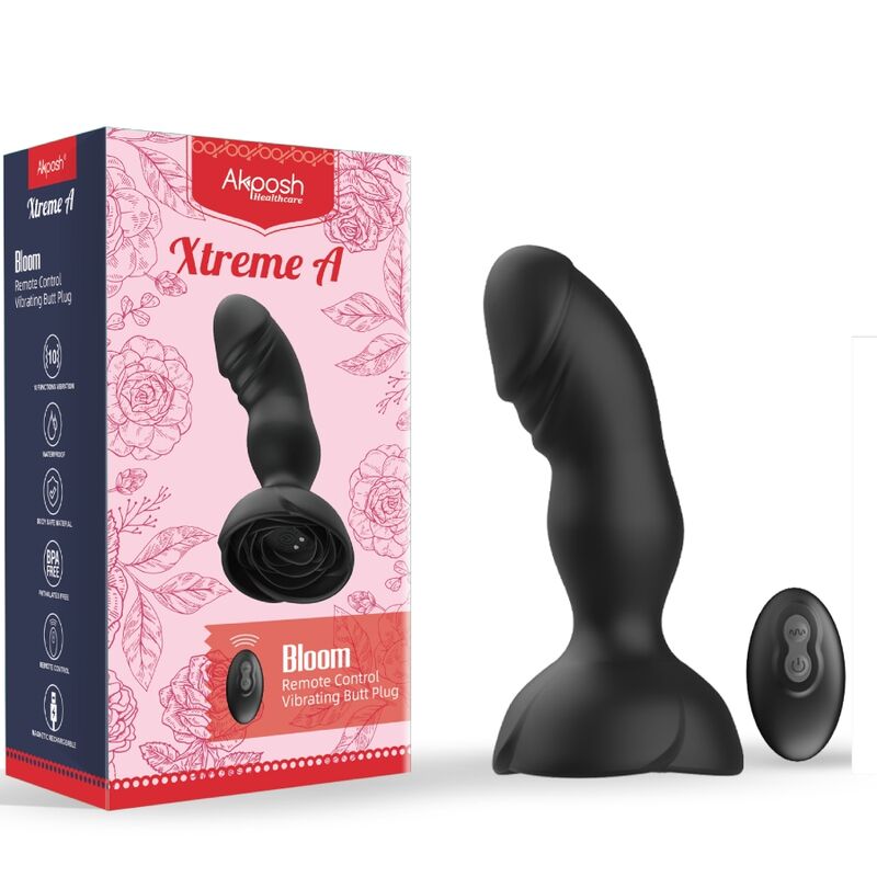 Armony - Vibromasseur Plug Anal avec Télécommande Noir