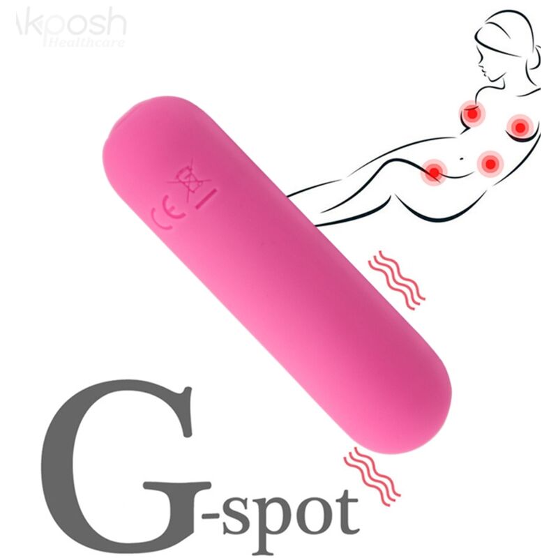 Stimulateur Bullet Splash Haha 10 Vibrations Rose - Armony - Armony