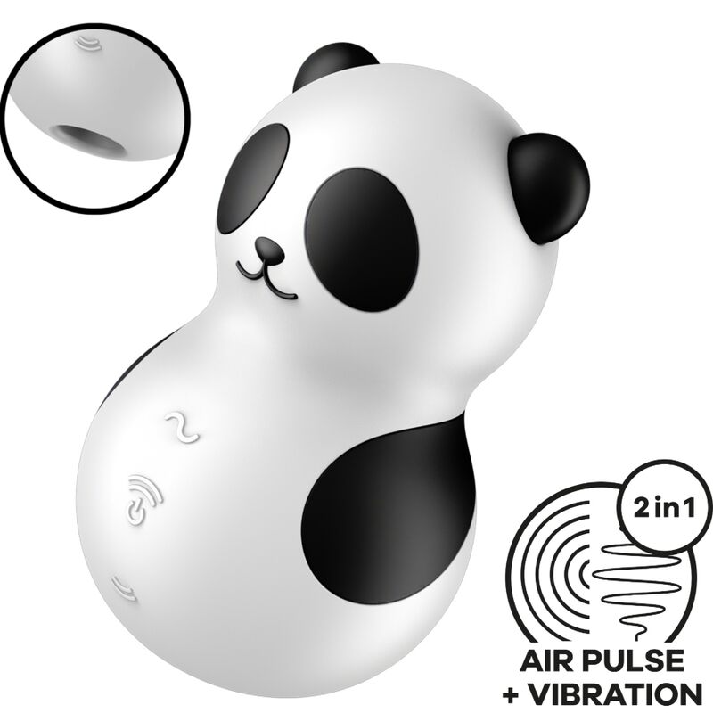 Vibromasseur Air Pulsé Pocket Panda Mini - Satisfyer