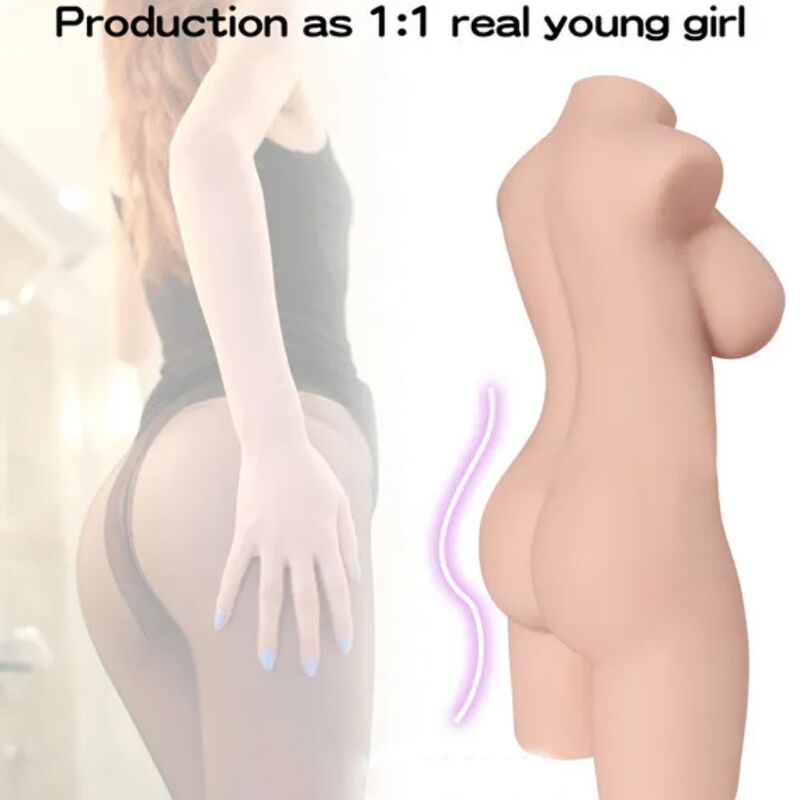 Weibliche Bustos-Masturbator ultra realistisch 47cm - Armony