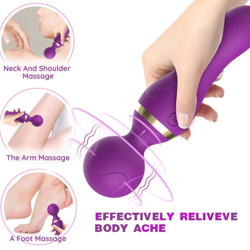 Vibrateur Freeza Massager Tête Flexible Violet - Armony - Armony