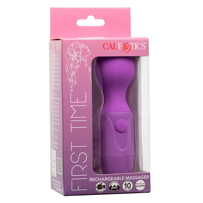 Masseur Wand Mini First Time Rechargeable Violet - Calexotics